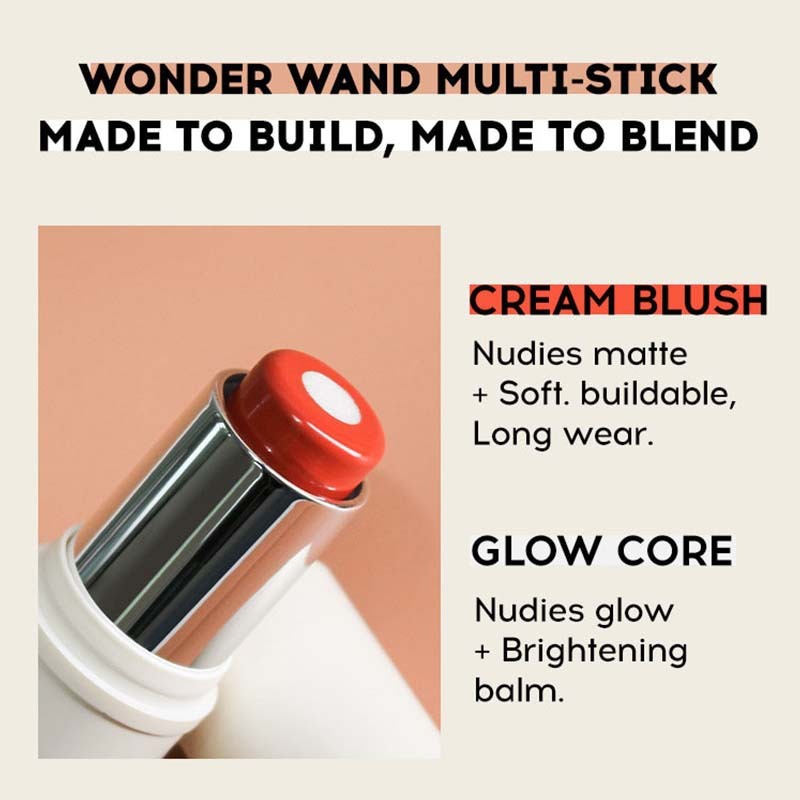 Matte Two-color Sandwich Blush Stick Moisturizing Highlight