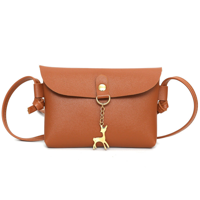 Ladies casual PU shoulder bag