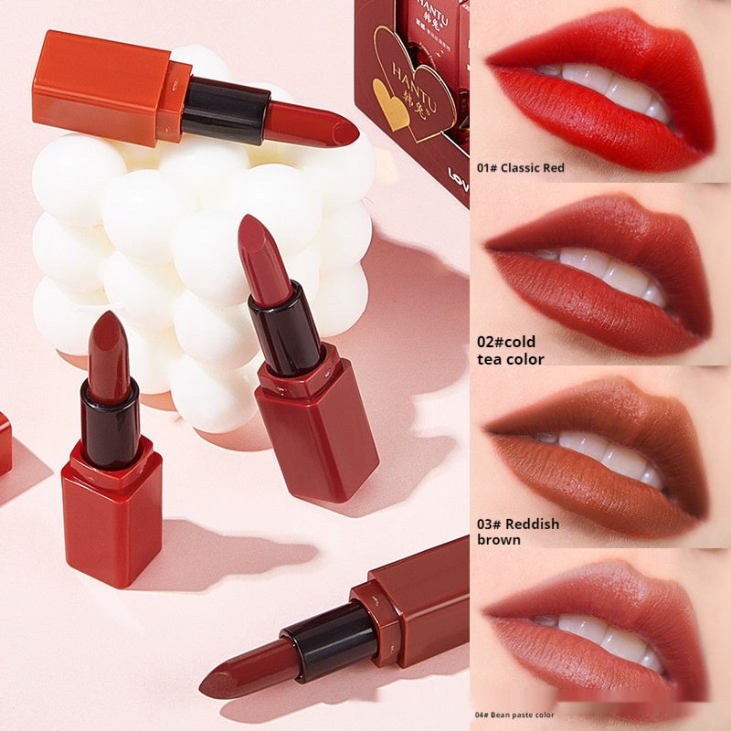 Creative Color Rendering Moisturizing Velvet Lipstick Love Gift Set