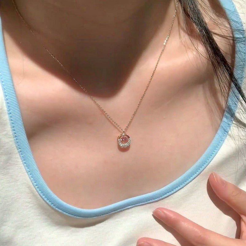 Pulse Heart Mobius Diamond Necklace