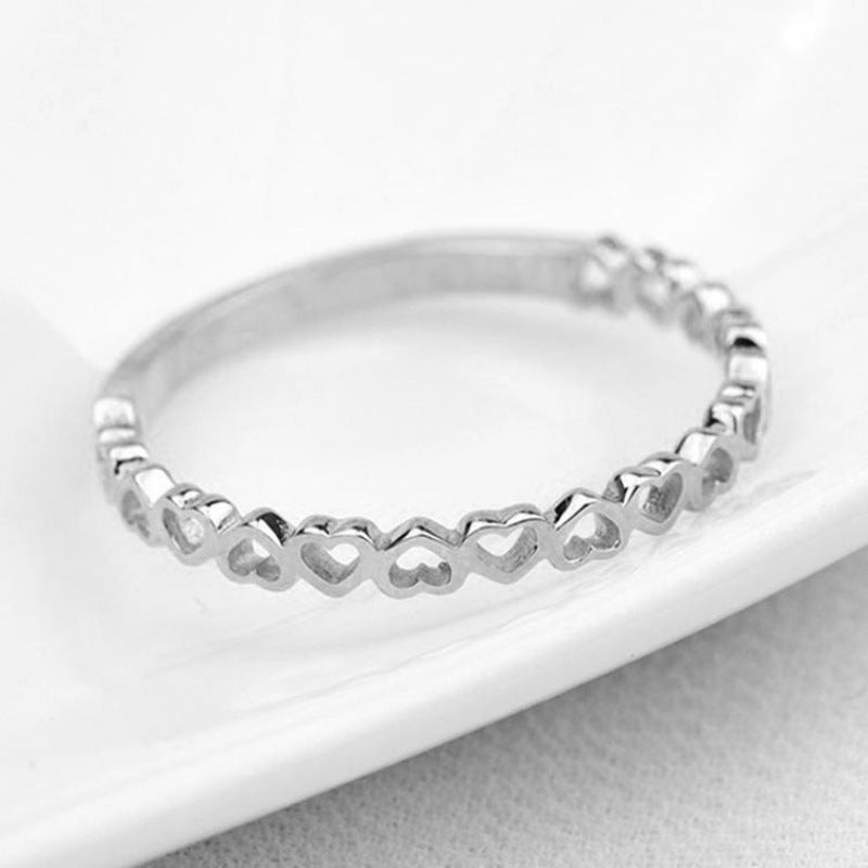 Fashion Heart-shaped Ring For Women