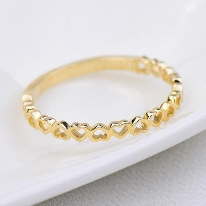 Fashion Heart-shaped Ring For Women