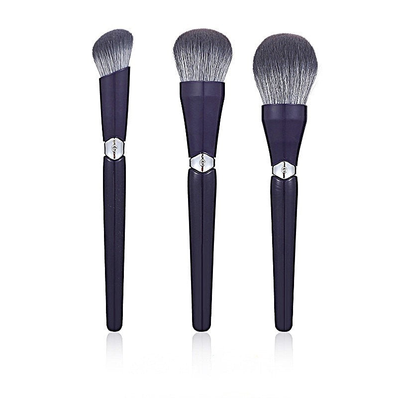 Portable Makeup Brush Suit Soft Hair Face Powder