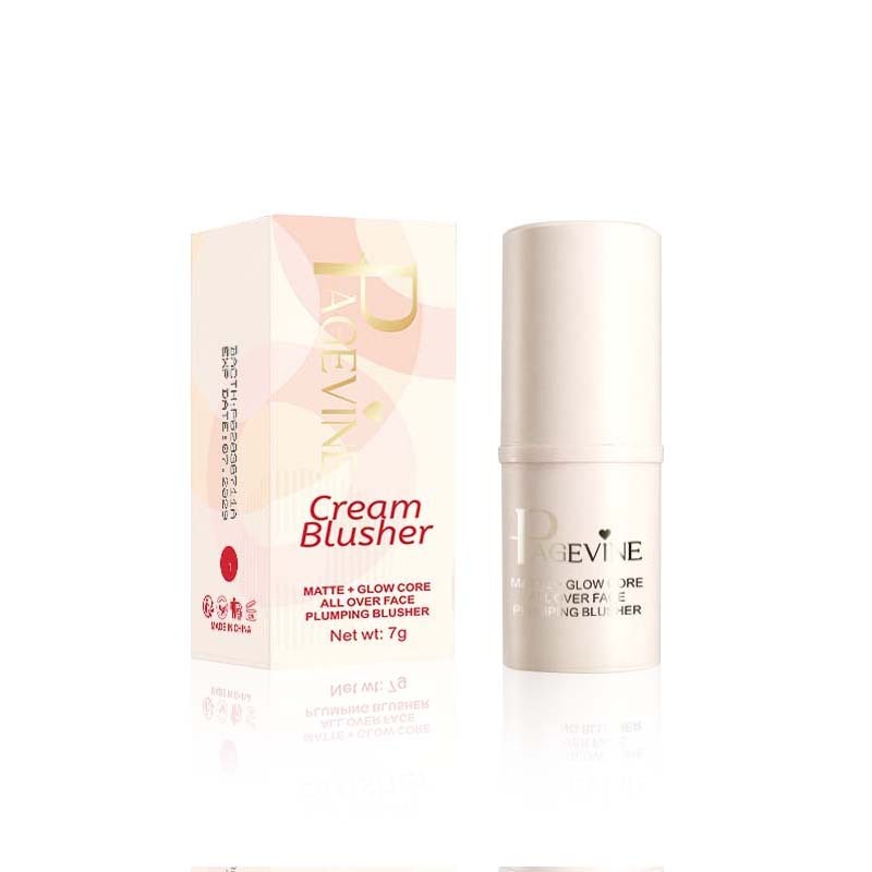 Matte Two-color Sandwich Blush Stick Moisturizing Highlight